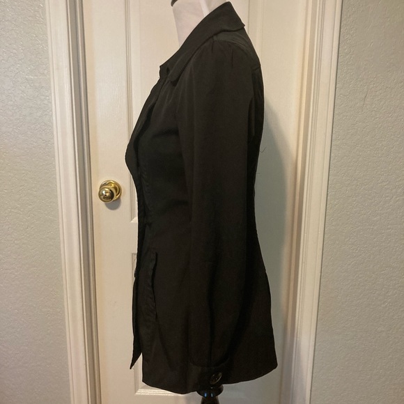 Vertigo black tailored trenchcoat - Picture 4 of 10